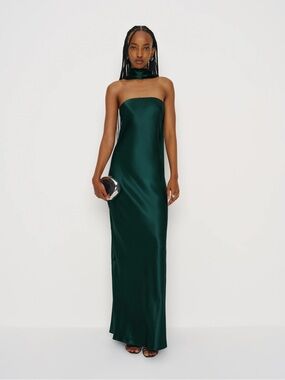 reformation stasia silk dress Stasia Silk Dress by Reformation Online | THE ICONIC